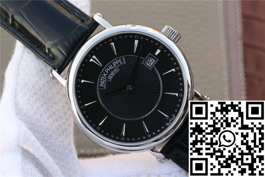 Unisex Patek Philippe Calatrava 5153G-001 ZF Factory Black Dial 535