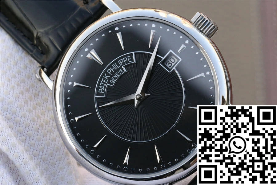 Unisex Patek Philippe Calatrava 5153G-001 ZF Factory Black Dial 535