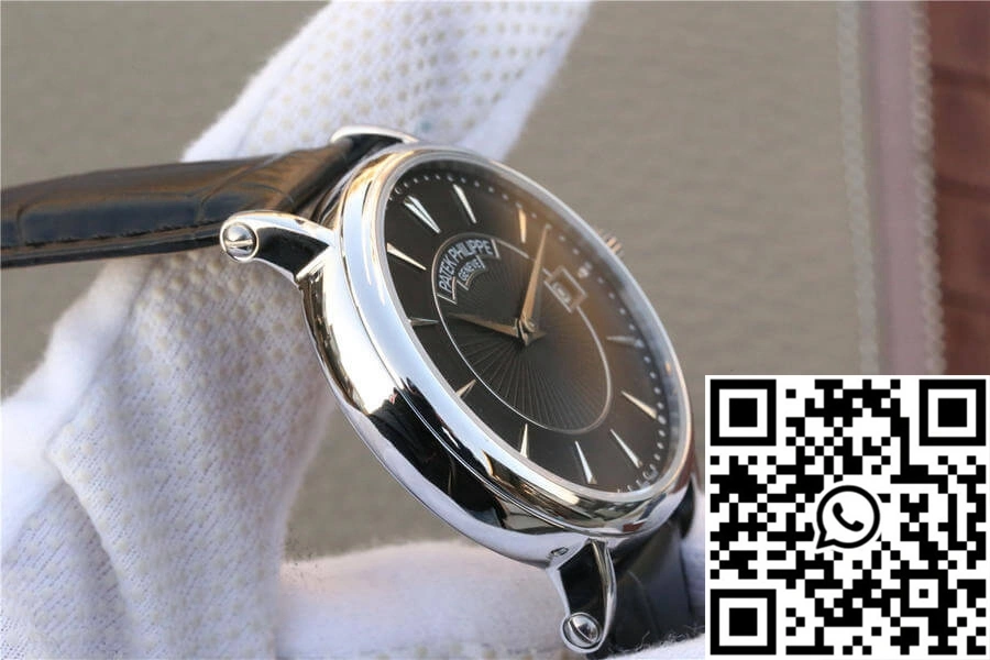 Unisex Patek Philippe Calatrava 5153G-001 ZF Factory Black Dial 535