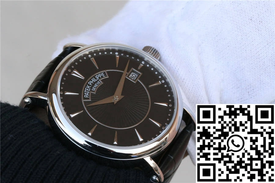 Unisex Patek Philippe Calatrava 5153G-001 ZF Factory Black Dial 535