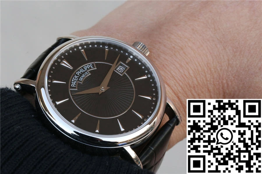 Unisex Patek Philippe Calatrava 5153G-001 ZF Factory Black Dial 535