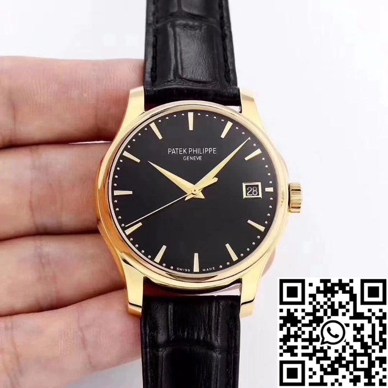 BestValue Patek Philippe Calatrava 5227 18K Yellow Gold Black Dial 515