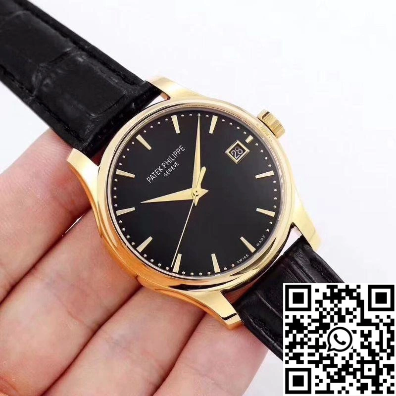BestValue Patek Philippe Calatrava 5227 18K Yellow Gold Black Dial 515