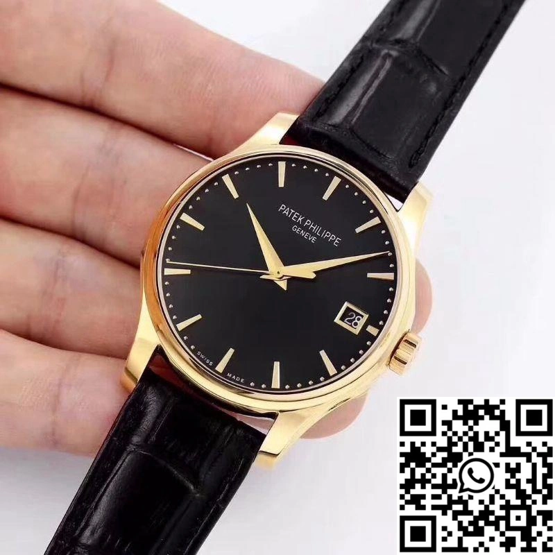 BestValue Patek Philippe Calatrava 5227 18K Yellow Gold Black Dial 515
