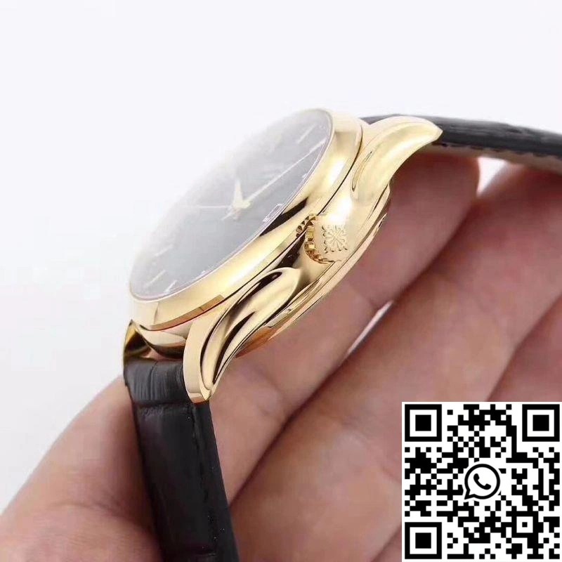 BestValue Patek Philippe Calatrava 5227 18K Yellow Gold Black Dial 515