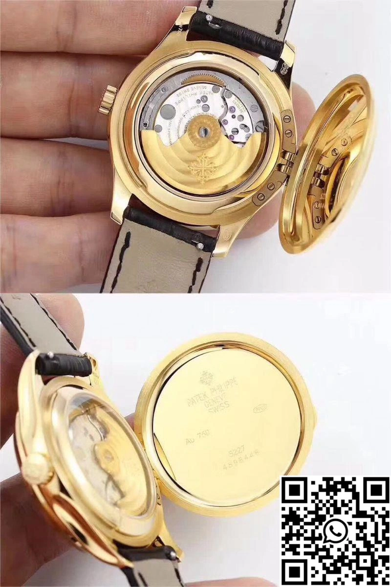 BestValue Patek Philippe Calatrava 5227 18K Yellow Gold Black Dial 515