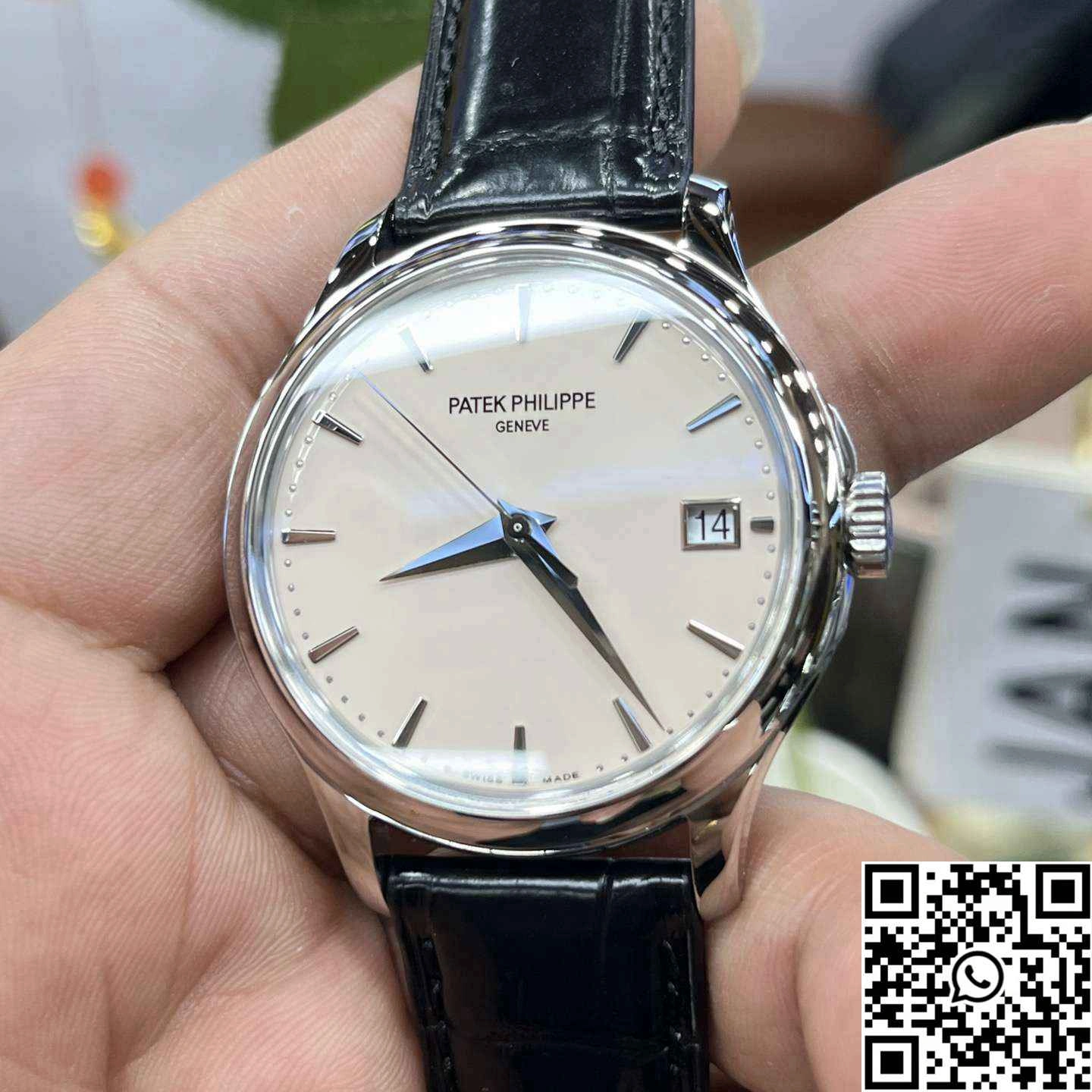 Patek Philippe Calatrava 5227J-001 3K Factory Stainless Steel White Dial Chic 534