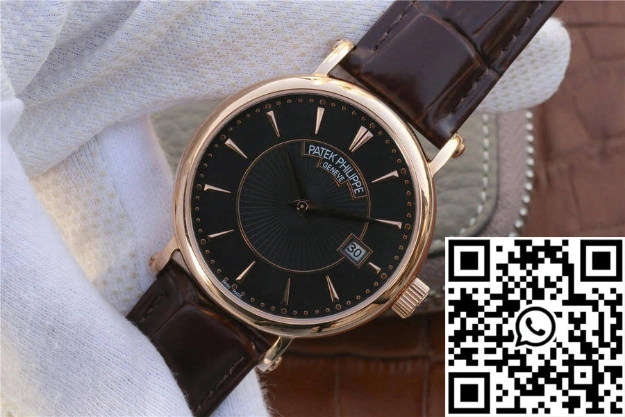Patek Philippe Calatrava ZF Factory Rose Gold Black Dial Youthful 532