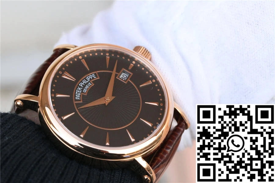Patek Philippe Calatrava ZF Factory Rose Gold Black Dial Youthful 532