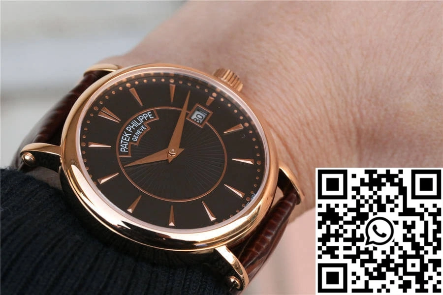 Patek Philippe Calatrava ZF Factory Rose Gold Black Dial Youthful 532