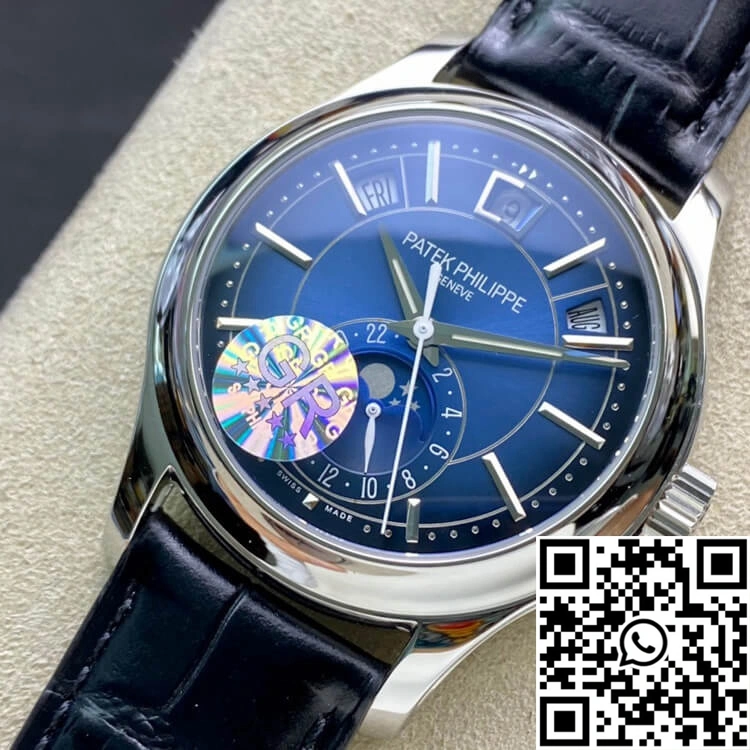 TopPick Patek Philippe Complications 5205G-013 GR Factory Stainless Steel Blue Dial 541