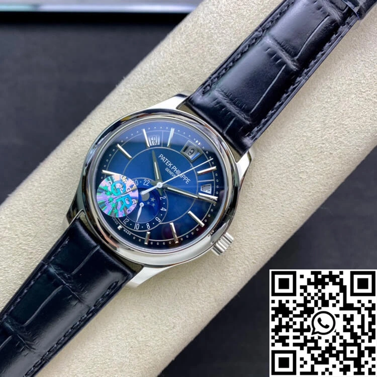 TopPick Patek Philippe Complications 5205G-013 GR Factory Stainless Steel Blue Dial 541