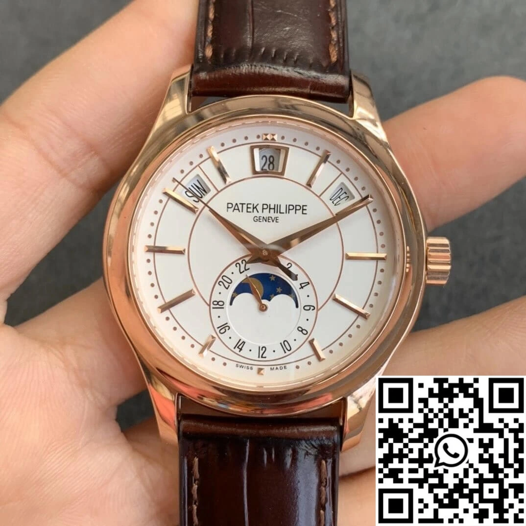 FlexibleFit Patek Philippe Complications 5205R-001 GR Factory Rose Gold Milky White Dial 537