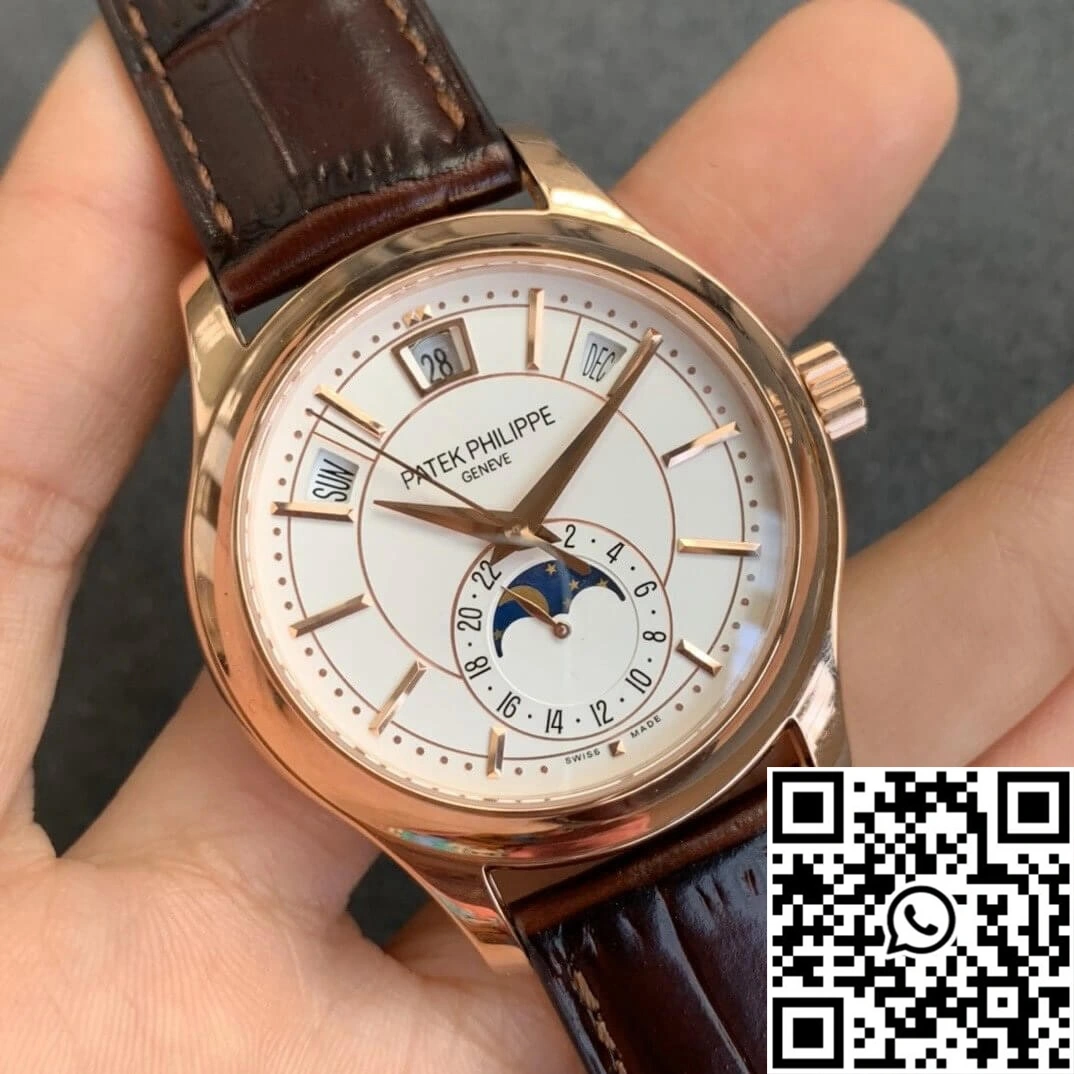 FlexibleFit Patek Philippe Complications 5205R-001 GR Factory Rose Gold Milky White Dial 537