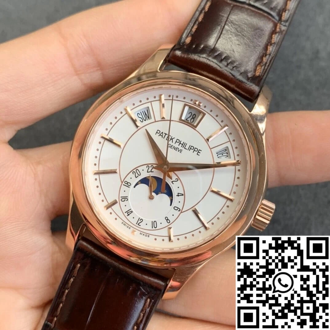 FlexibleFit Patek Philippe Complications 5205R-001 GR Factory Rose Gold Milky White Dial 537