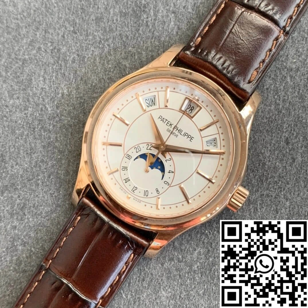 FlexibleFit Patek Philippe Complications 5205R-001 GR Factory Rose Gold Milky White Dial 537