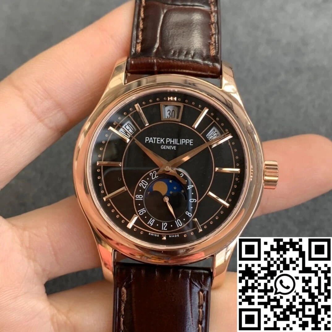 HighPerformance Patek Philippe Complications 5205R-010 GR Factory Rose Gold Black Dial 546