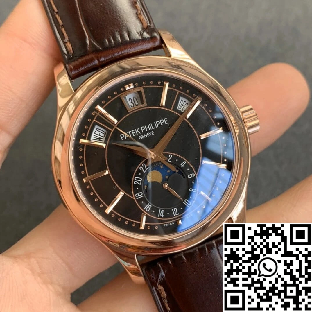 HighPerformance Patek Philippe Complications 5205R-010 GR Factory Rose Gold Black Dial 546