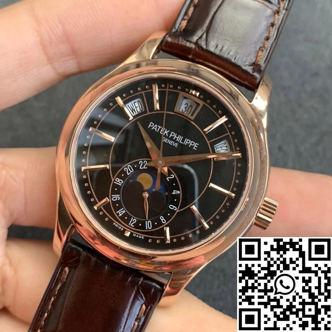 HighPerformance Patek Philippe Complications 5205R-010 GR Factory Rose Gold Black Dial 546