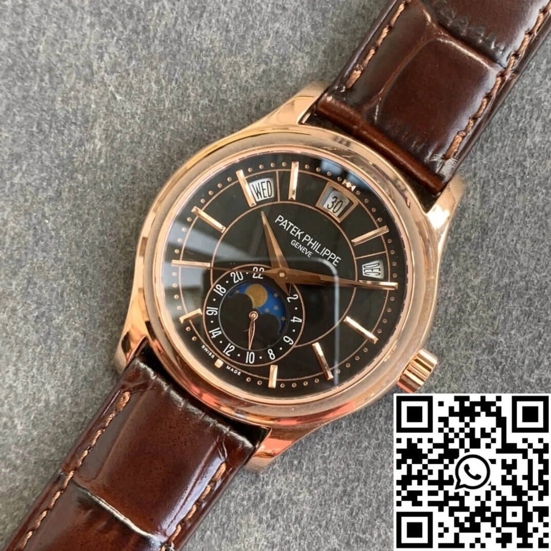 HighPerformance Patek Philippe Complications 5205R-010 GR Factory Rose Gold Black Dial 546