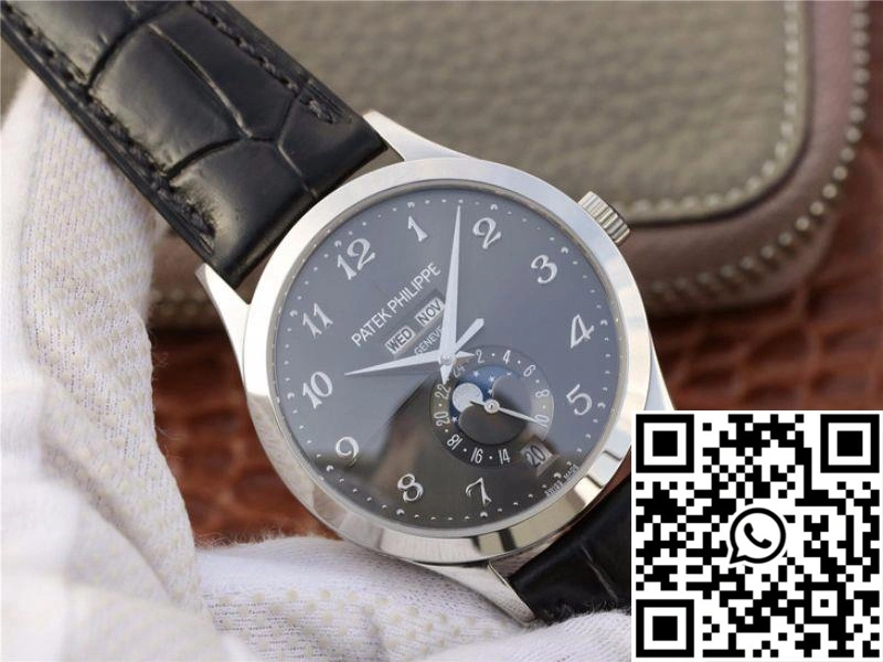 Classic Patek Philippe Complications Annual Calendar 5396G-014 KM Factory Grey Dial 548