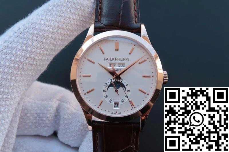 Patek Philippe Complications Annual Calendar 5396G KM Factory 18K Rose Gold White Dial Seasonal 549