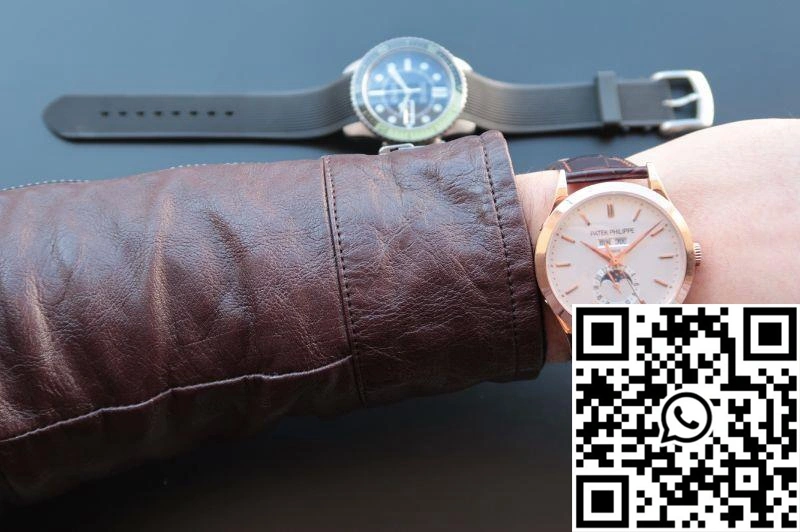 Patek Philippe Complications Annual Calendar 5396G KM Factory 18K Rose Gold White Dial Seasonal 549