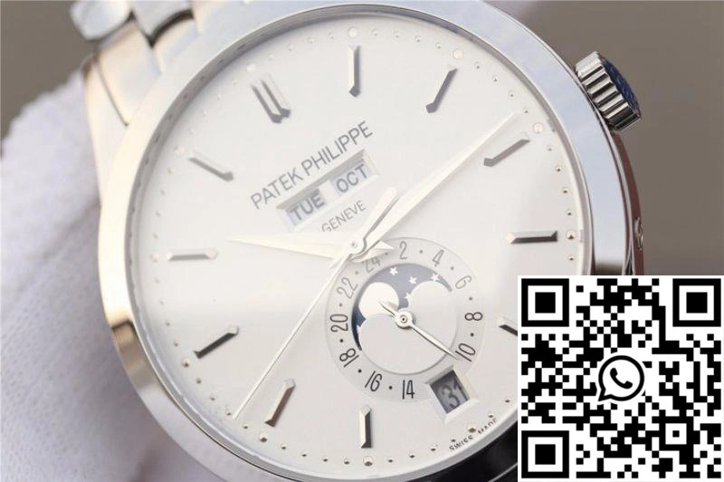 Patek Philippe Complications Annual Calendar 5396G KM Factory Steel Strap White Dial Tailored 539