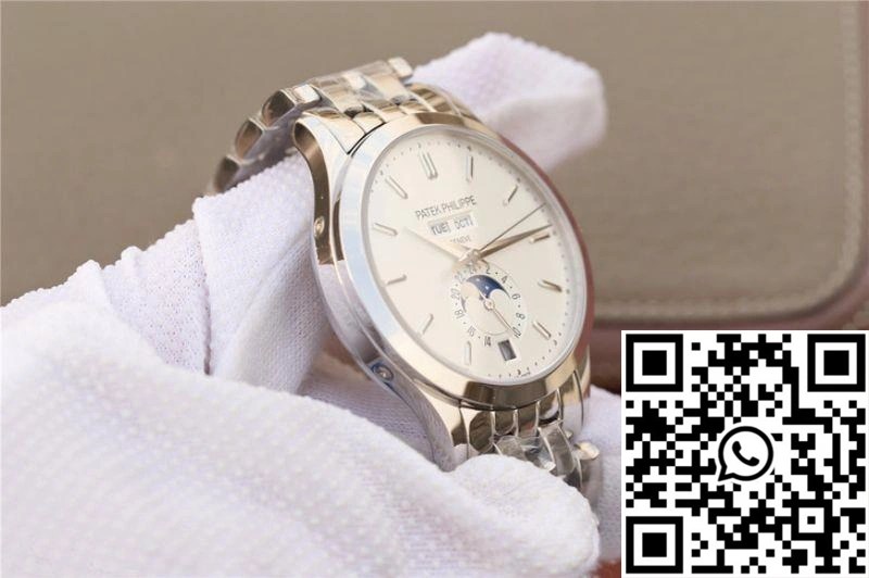 Patek Philippe Complications Annual Calendar 5396G KM Factory Steel Strap White Dial Tailored 539
