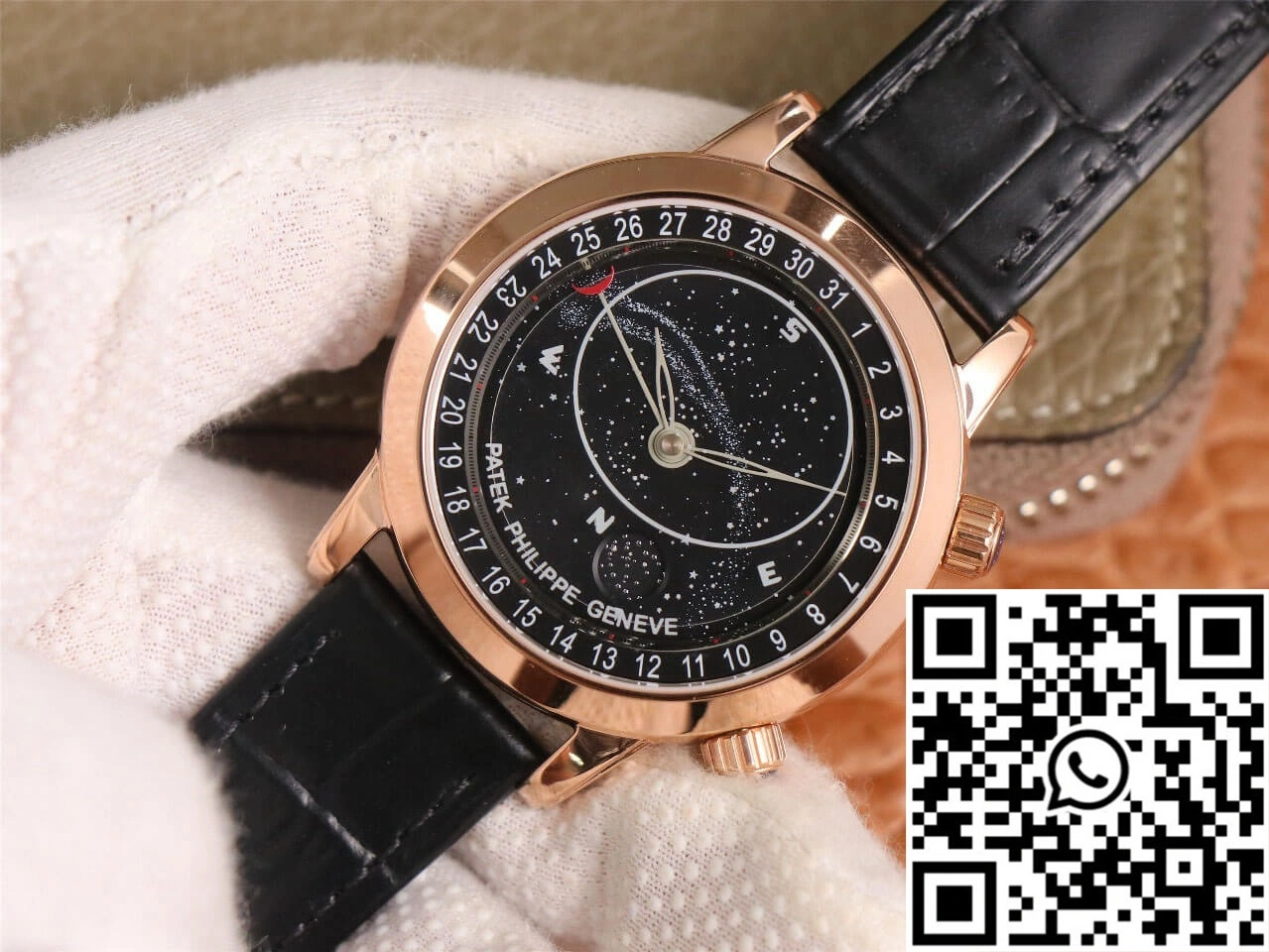 Patek Philippe Grand Complications 6102 TW Factory Rose Gold Black Dial Packable 552