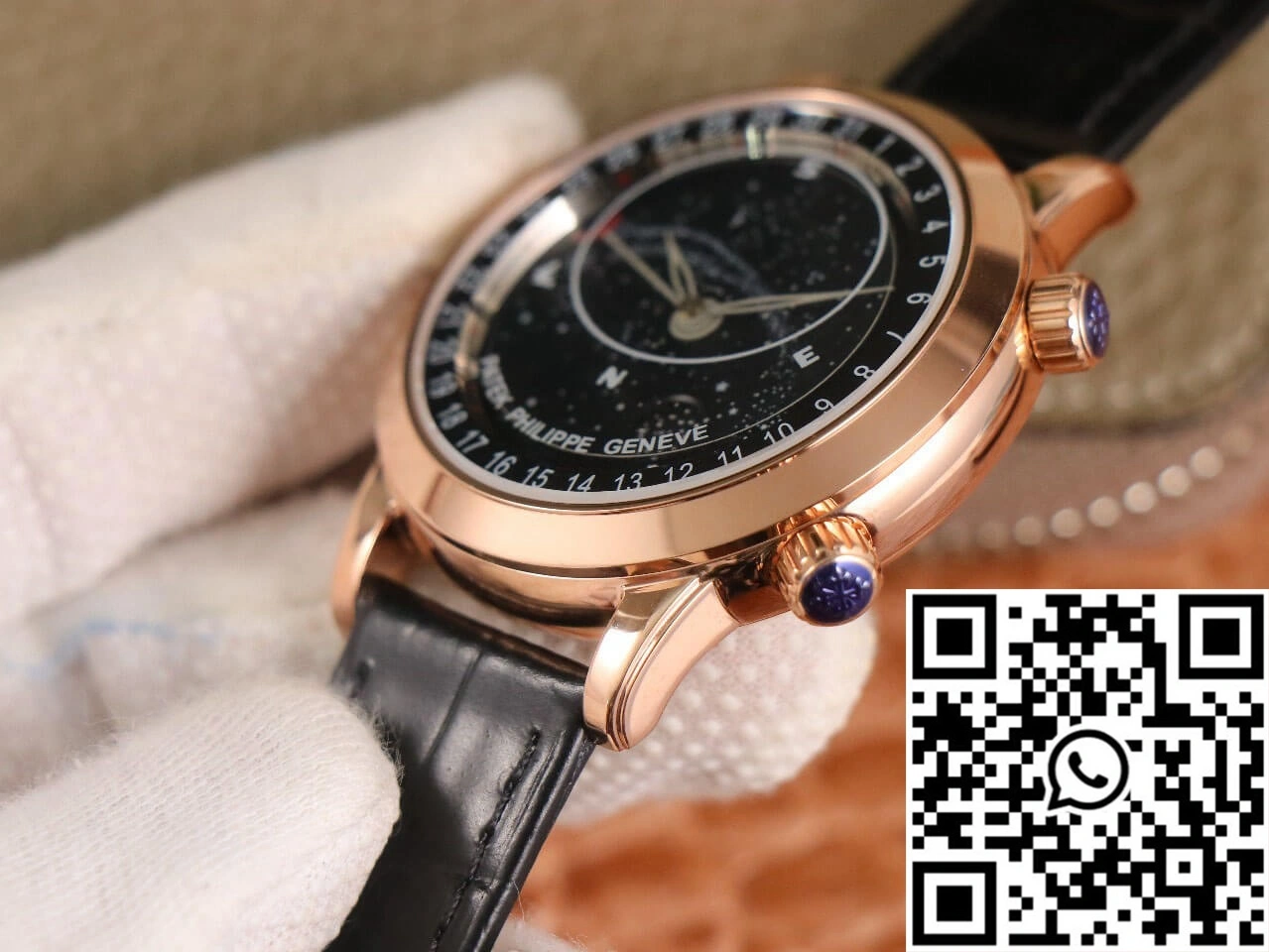 Patek Philippe Grand Complications 6102 TW Factory Rose Gold Black Dial Packable 552