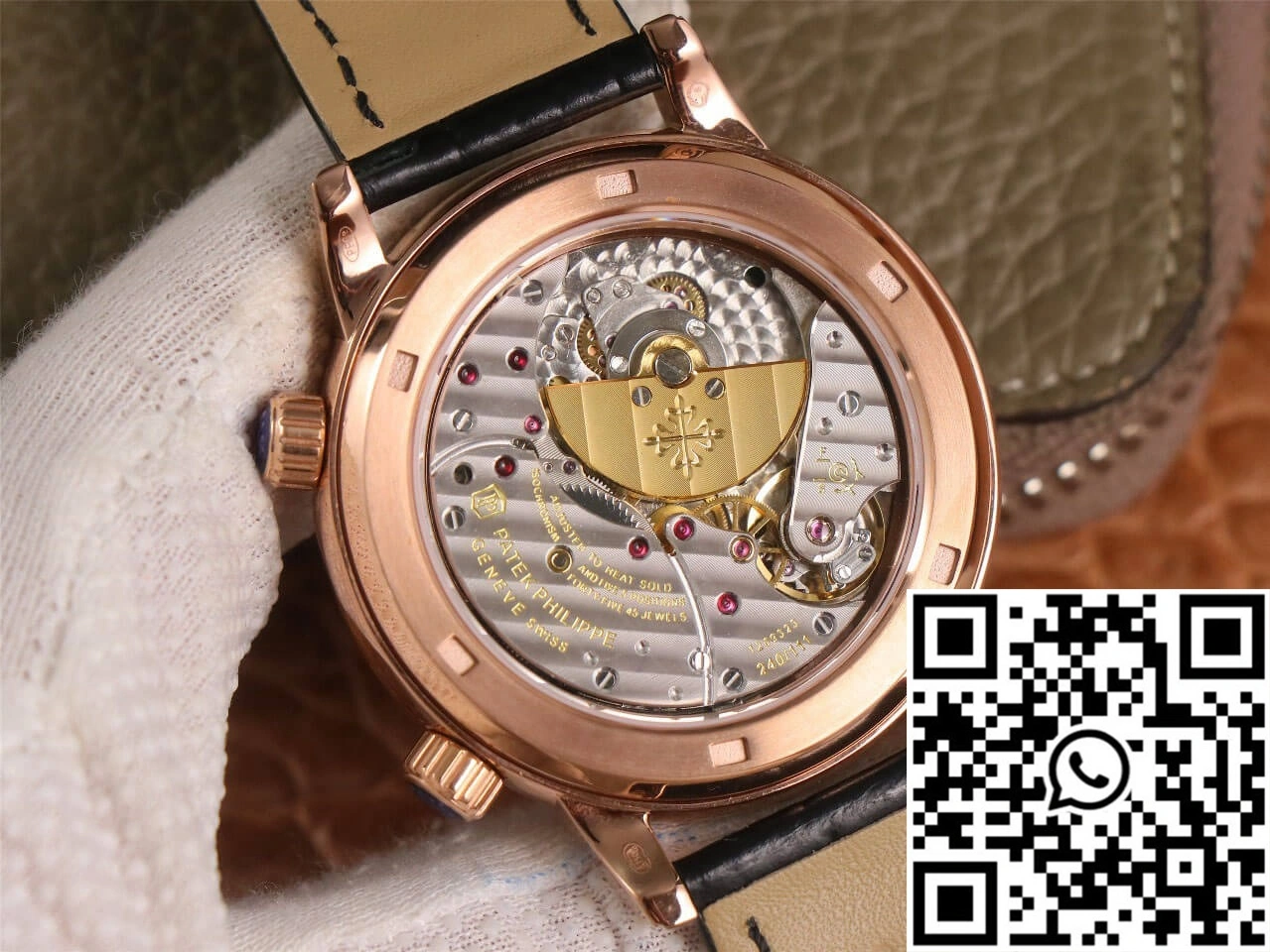 Patek Philippe Grand Complications 6102 TW Factory Rose Gold Black Dial Packable 552