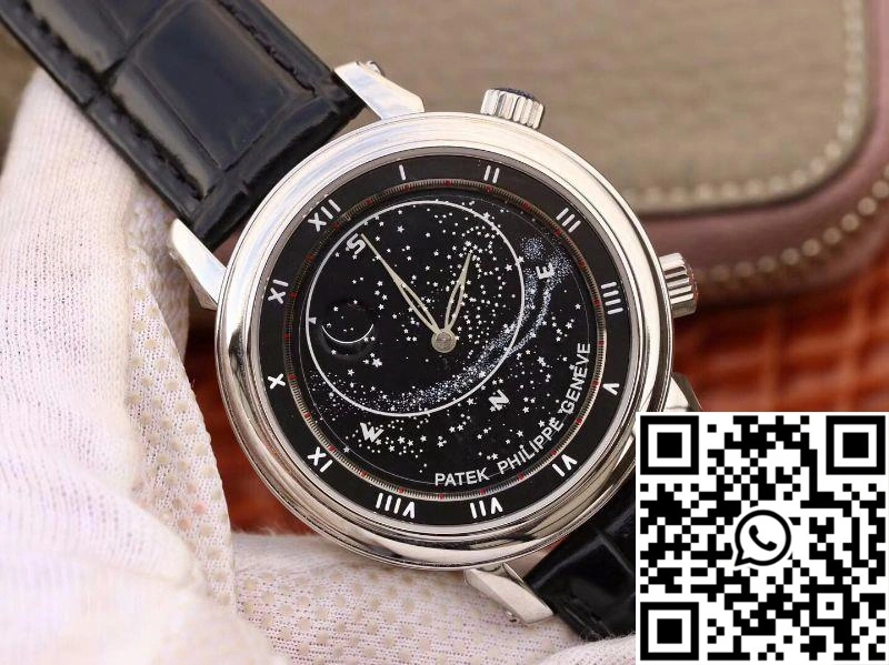 Durable Patek Philippe Grand Complications Sky Moon Celestial 5102G Black Dial TW Factory 560