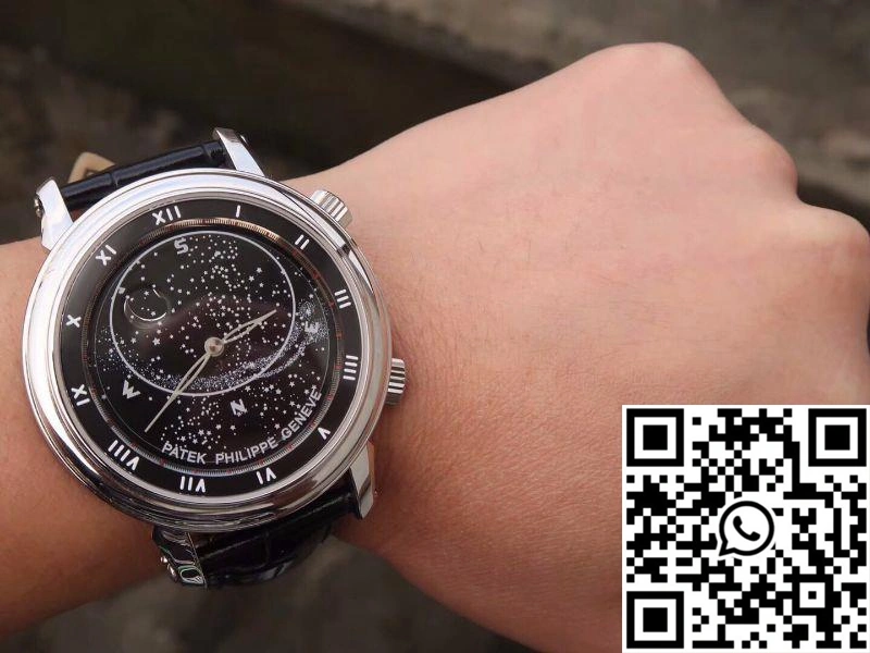 Durable Patek Philippe Grand Complications Sky Moon Celestial 5102G Black Dial TW Factory 560