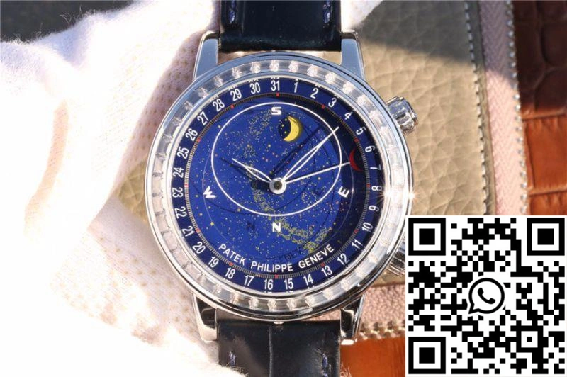 Patek Philippe Grand Complications Sky Moon Celestial 6102P-001 TWA Factory Blue Dial MoistureWicking 551