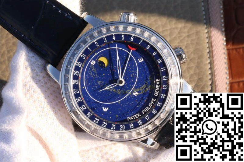 Patek Philippe Grand Complications Sky Moon Celestial 6102P-001 TWA Factory Blue Dial MoistureWicking 551