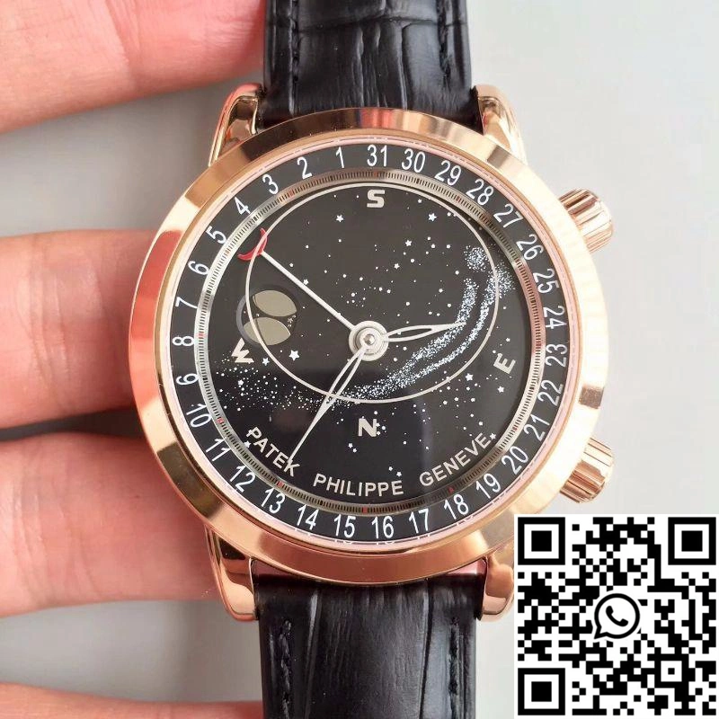 Packable Patek Philippe Grand Complications Sky Moon Celestial 6102R-001 TW Factory Black Dial 558