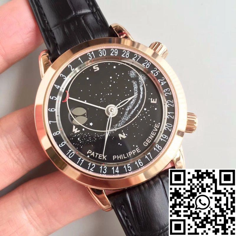 Packable Patek Philippe Grand Complications Sky Moon Celestial 6102R-001 TW Factory Black Dial 558