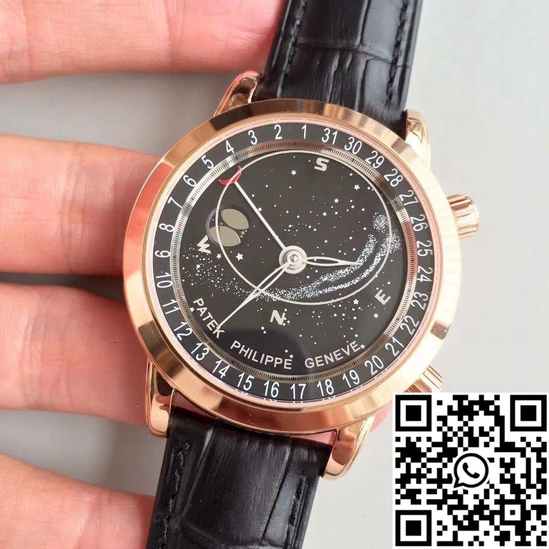 Packable Patek Philippe Grand Complications Sky Moon Celestial 6102R-001 TW Factory Black Dial 558
