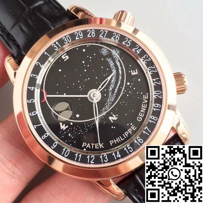 Packable Patek Philippe Grand Complications Sky Moon Celestial 6102R-001 TW Factory Black Dial 558