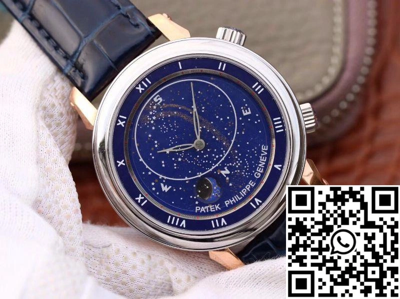 Affordable Patek Philippe Grand Complications Sky Moon Celestial Rose Gold 5102PR-001 TW Factory Blue Dial 550