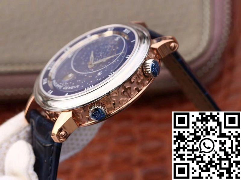 Affordable Patek Philippe Grand Complications Sky Moon Celestial Rose Gold 5102PR-001 TW Factory Blue Dial 550