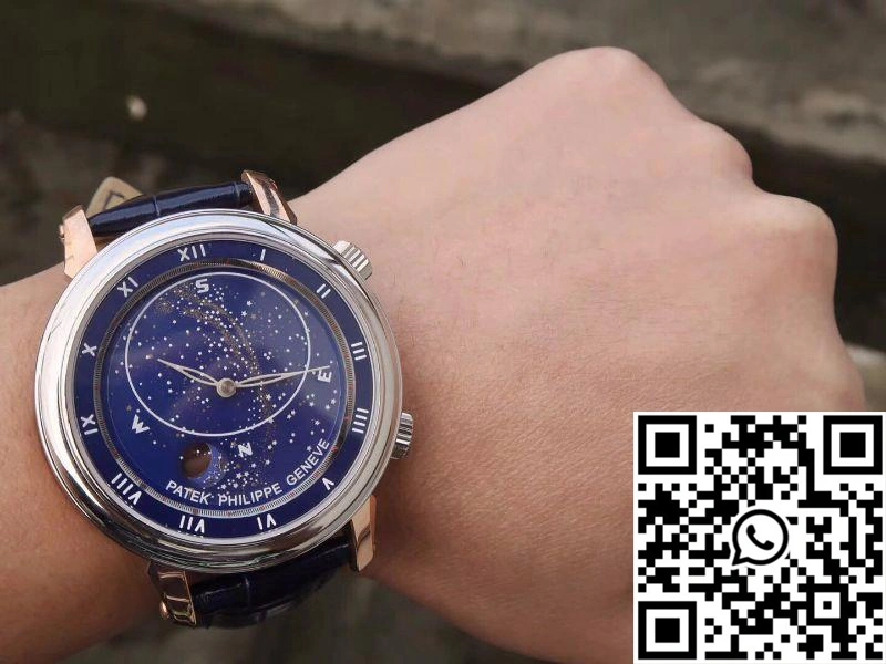 Affordable Patek Philippe Grand Complications Sky Moon Celestial Rose Gold 5102PR-001 TW Factory Blue Dial 550