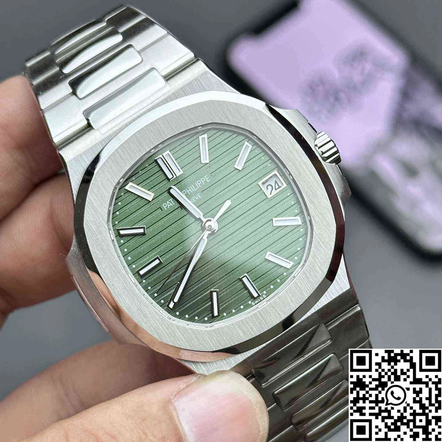 Patek Philippe Nautilus 5711-014 3K Factory Green Dial Youthful 592