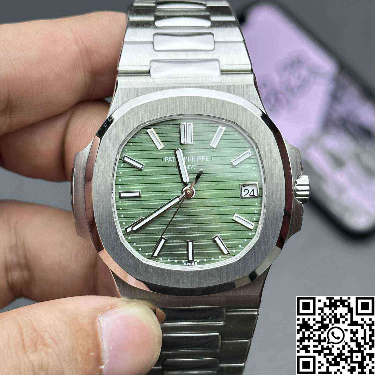 Patek Philippe Nautilus 5711-014 3K Factory Green Dial Youthful 592