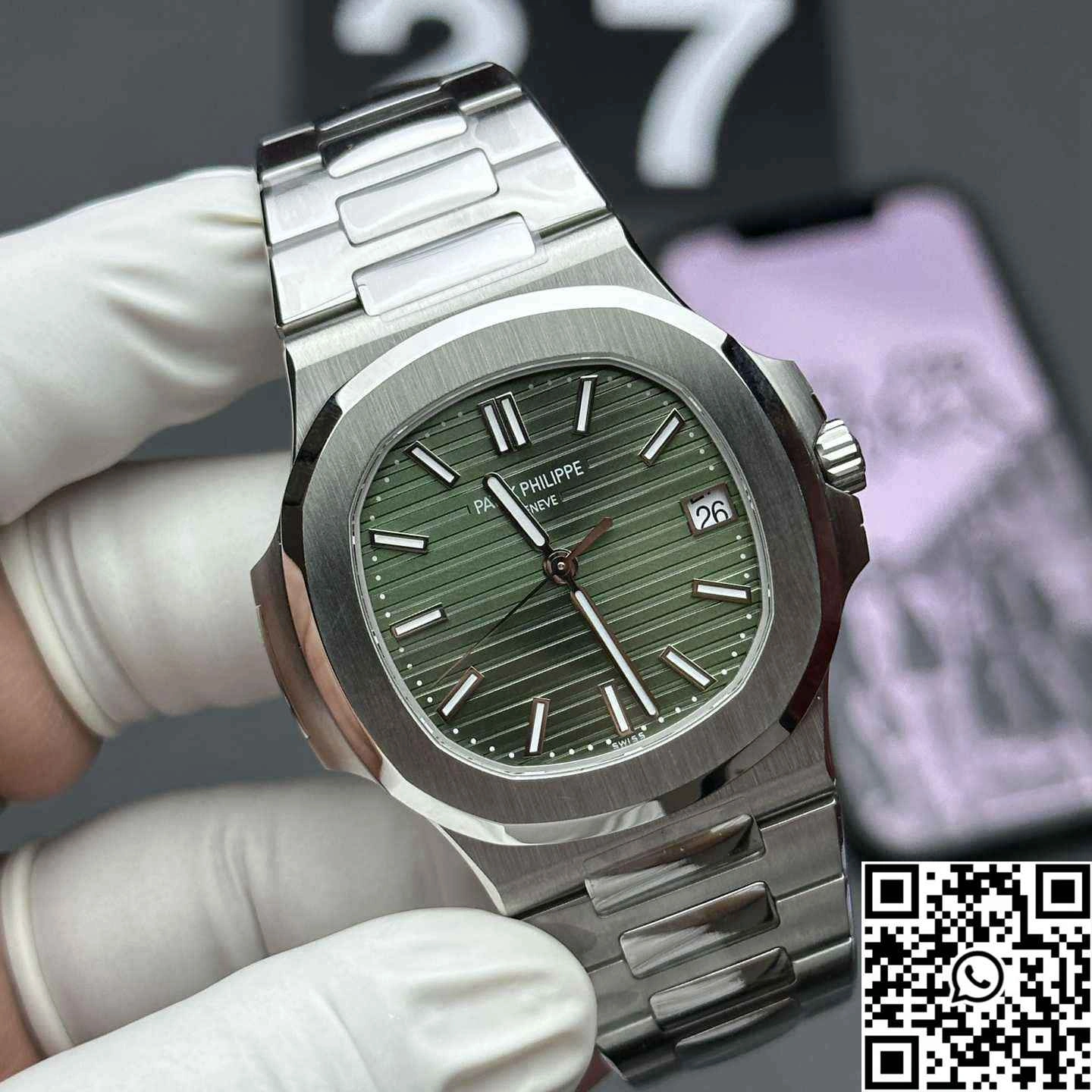 Patek Philippe Nautilus 5711-014 3K Factory Green Dial Youthful 592