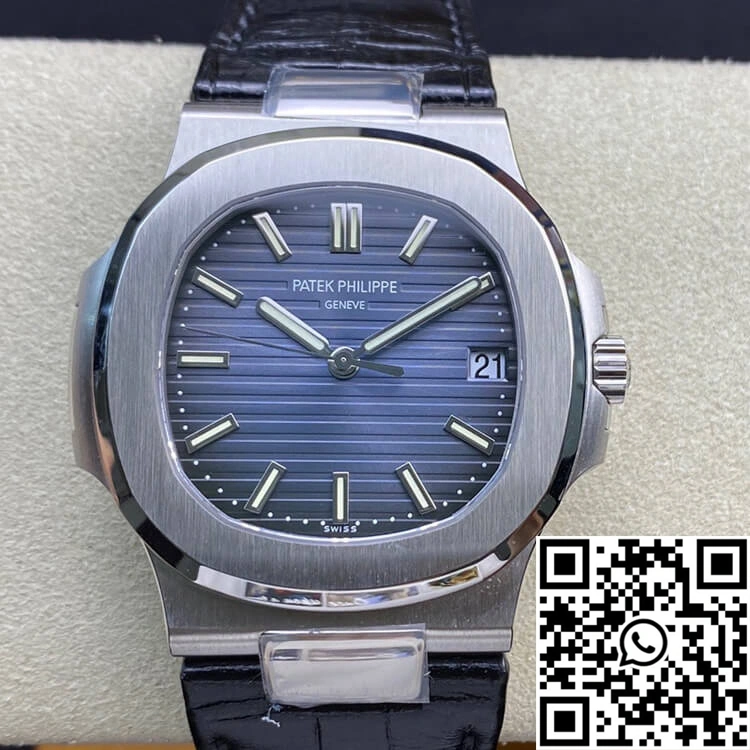Breathable Patek Philippe Nautilus 5711 3K Factory Cowhide Strap 588