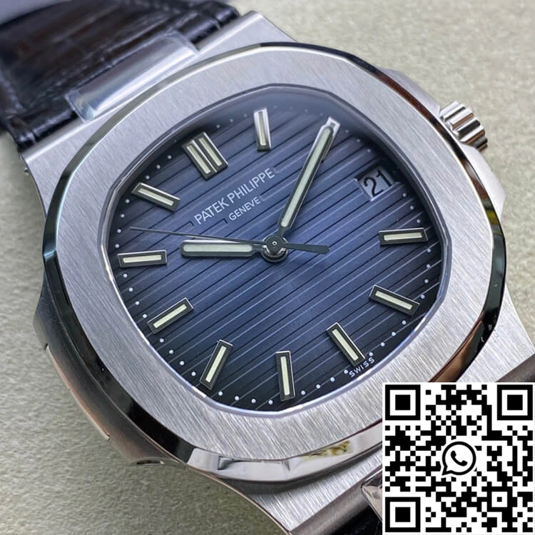 Breathable Patek Philippe Nautilus 5711 3K Factory Cowhide Strap 588