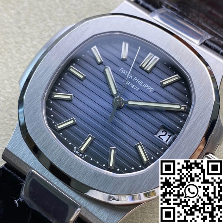 Breathable Patek Philippe Nautilus 5711 3K Factory Cowhide Strap 588