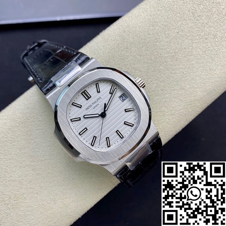 Sustainable Patek Philippe Nautilus 5711 3K Factory White Dial 600